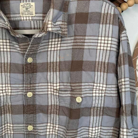 Vintage J.crew Cotton Plaid Flannel - Picture 2 of 4